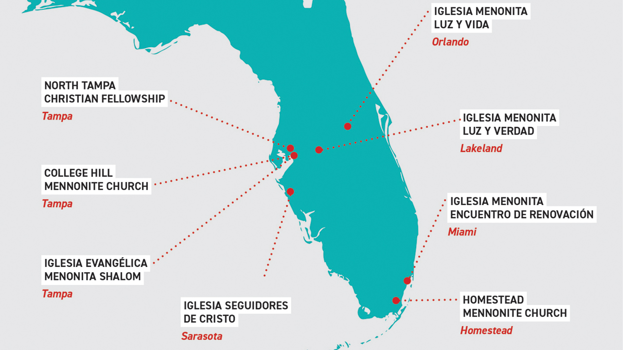 Eight former Southeast Mennonite Conference congregations joined Mosaic Mennonite Conference of Mennonite Church USA on Nov. 7 during Mosaic’s annual assembly. — Anabaptist World