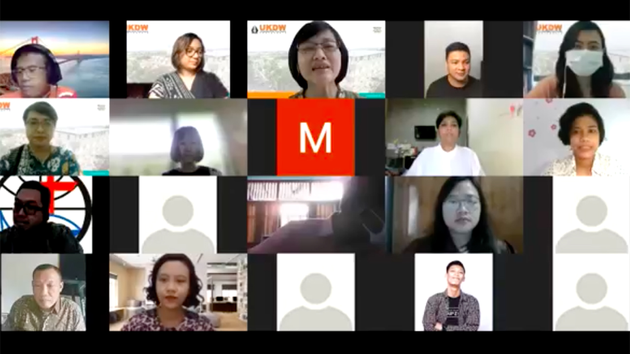 Volunteers take part in an online training session earlier this year in preparation for the 2022 Mennonite World Conference Assembly. — Mennonite World Conference