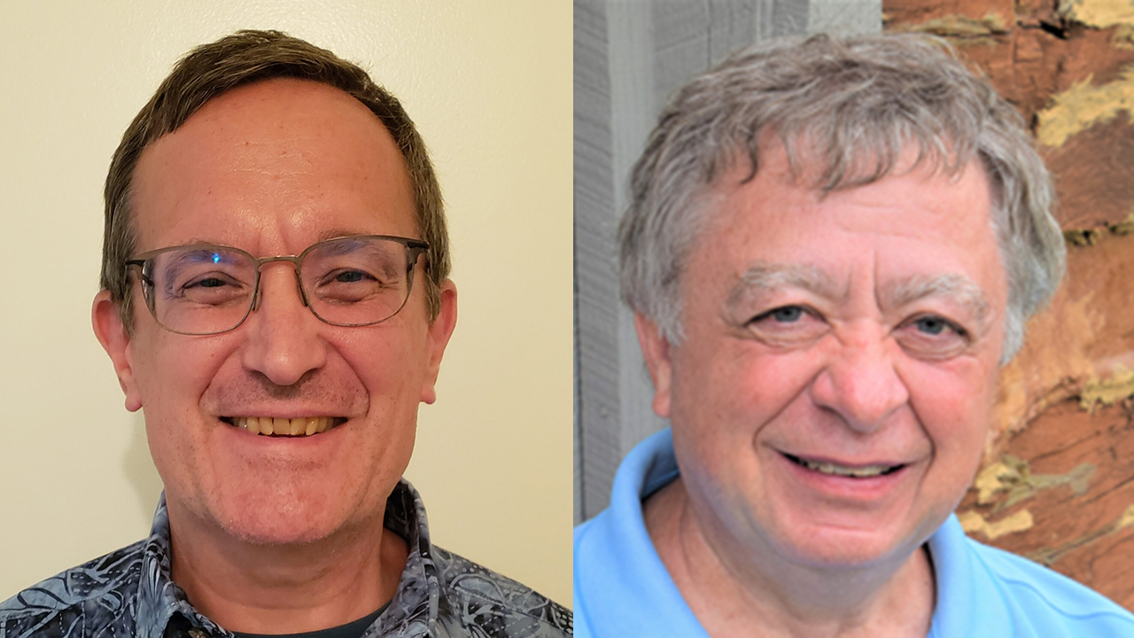 Ohio Mennonite Conference has announced Dan Miller, left, will serve as full-time interim conference minister and Larry Rohrer, right, will serve as half-time interim east regional pastor. — Ohio Conference of Mennonite Church USA