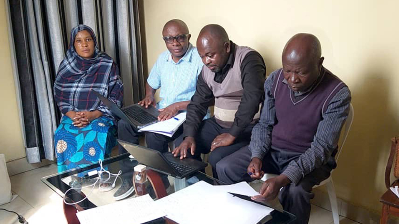 Michael Jesse Sharp Foundation board members hold a meeting in the Democratic Republic of Congo. — Courtesy of John Sharp