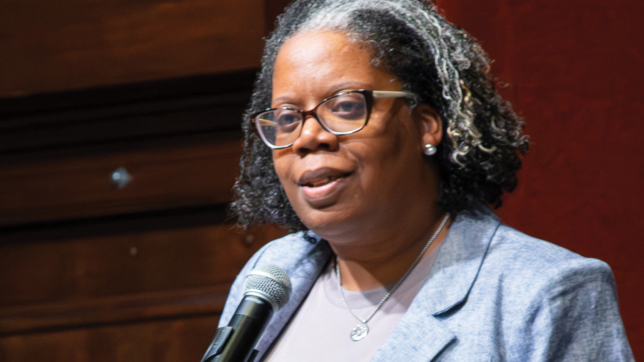 Shannon Dycus speaks at the Women’s Summit. — Mackenzie Miller for AW