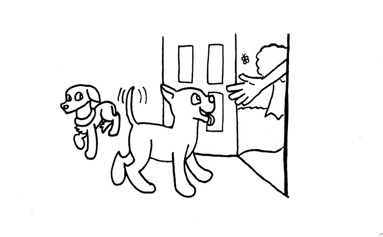 Good Dog Bad Dog Drawing