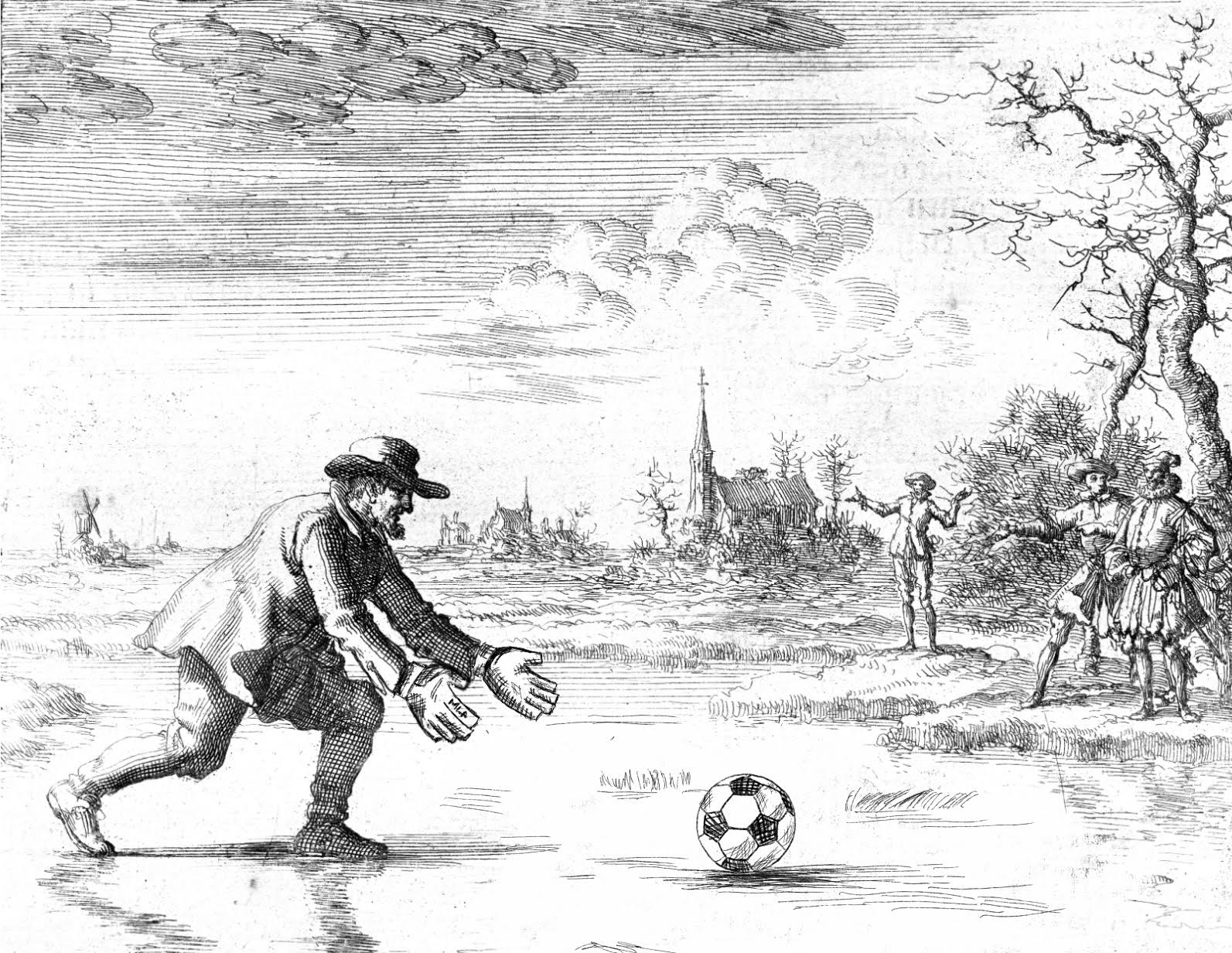 Jan Luyken, “Dirk Willems rescata a su perseguidor,” en Martyrs Mirror (1685). Adaptación de Lazuli (2025).