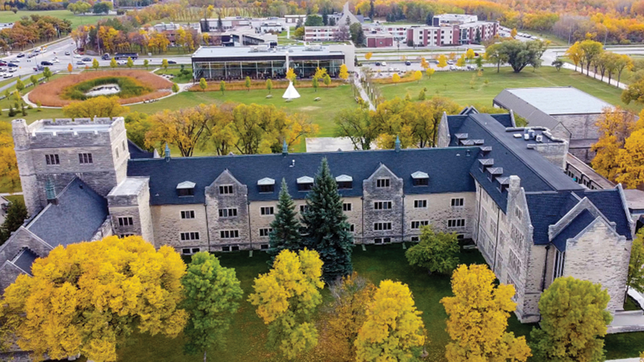 Canadian Mennonite University in Winnipeg, Man., began 25 years ago, merging Canadian Mennonite Bible College, Concord College and Menno Simons College. — CMU