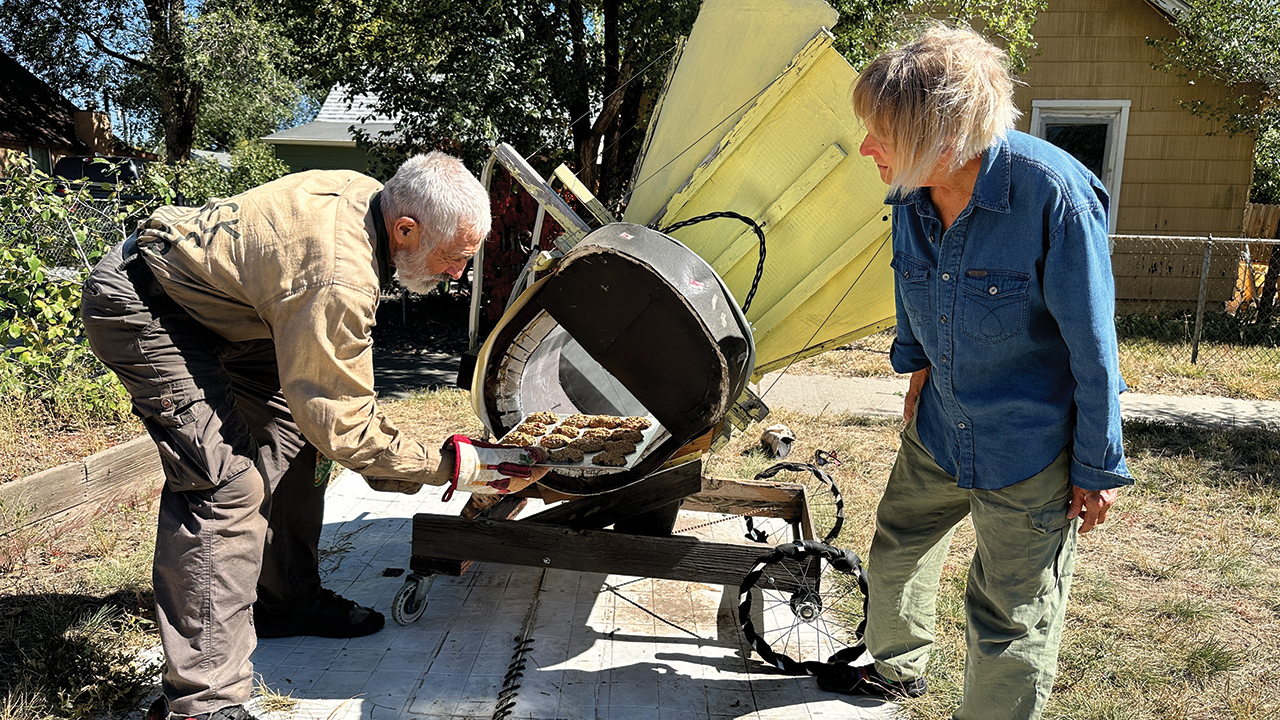 Colorado couple cooks with the sun