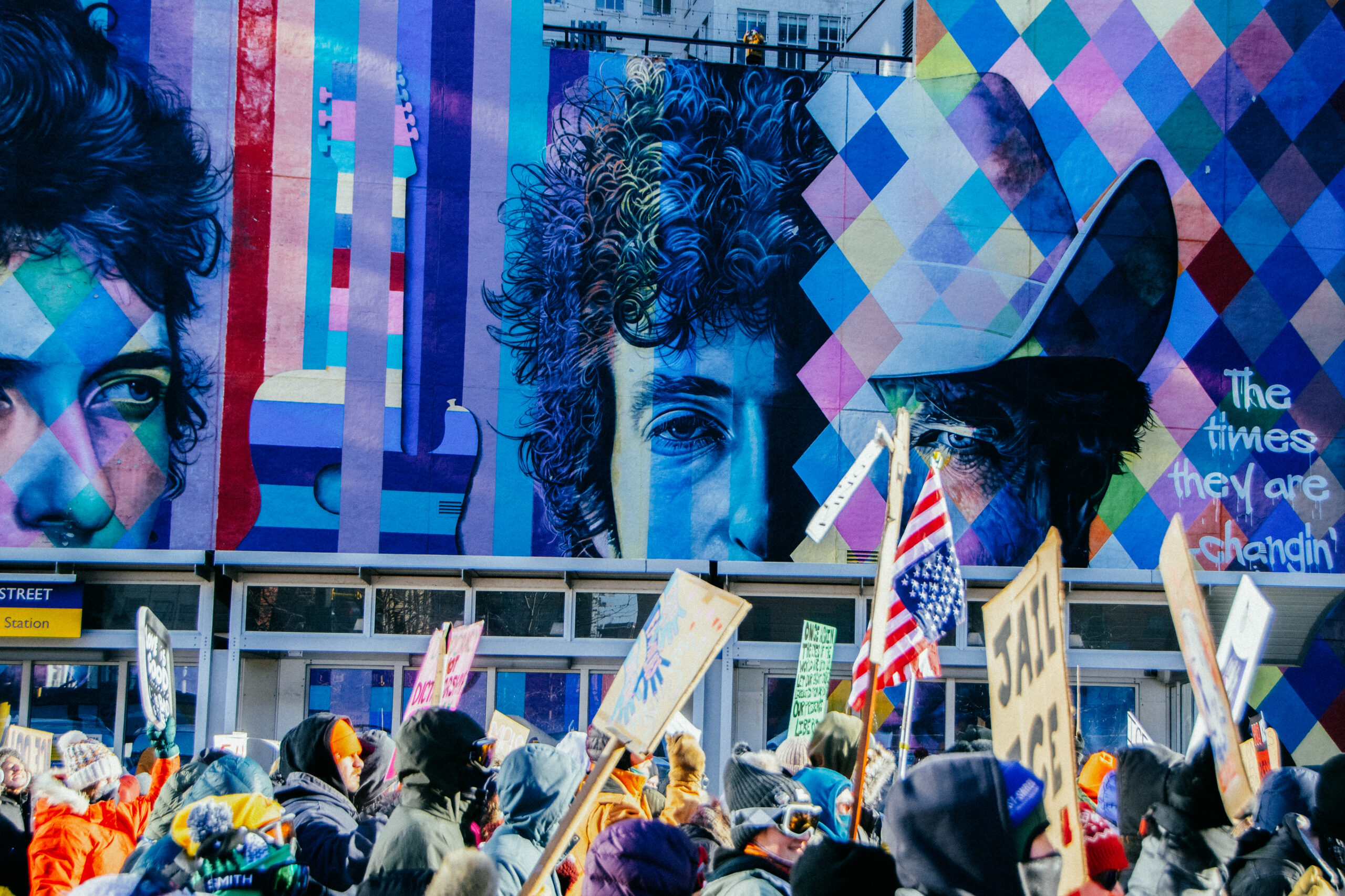 Thousands gathered Jan. 23 for a protest in Minneapolis. — Juan Moya/AW