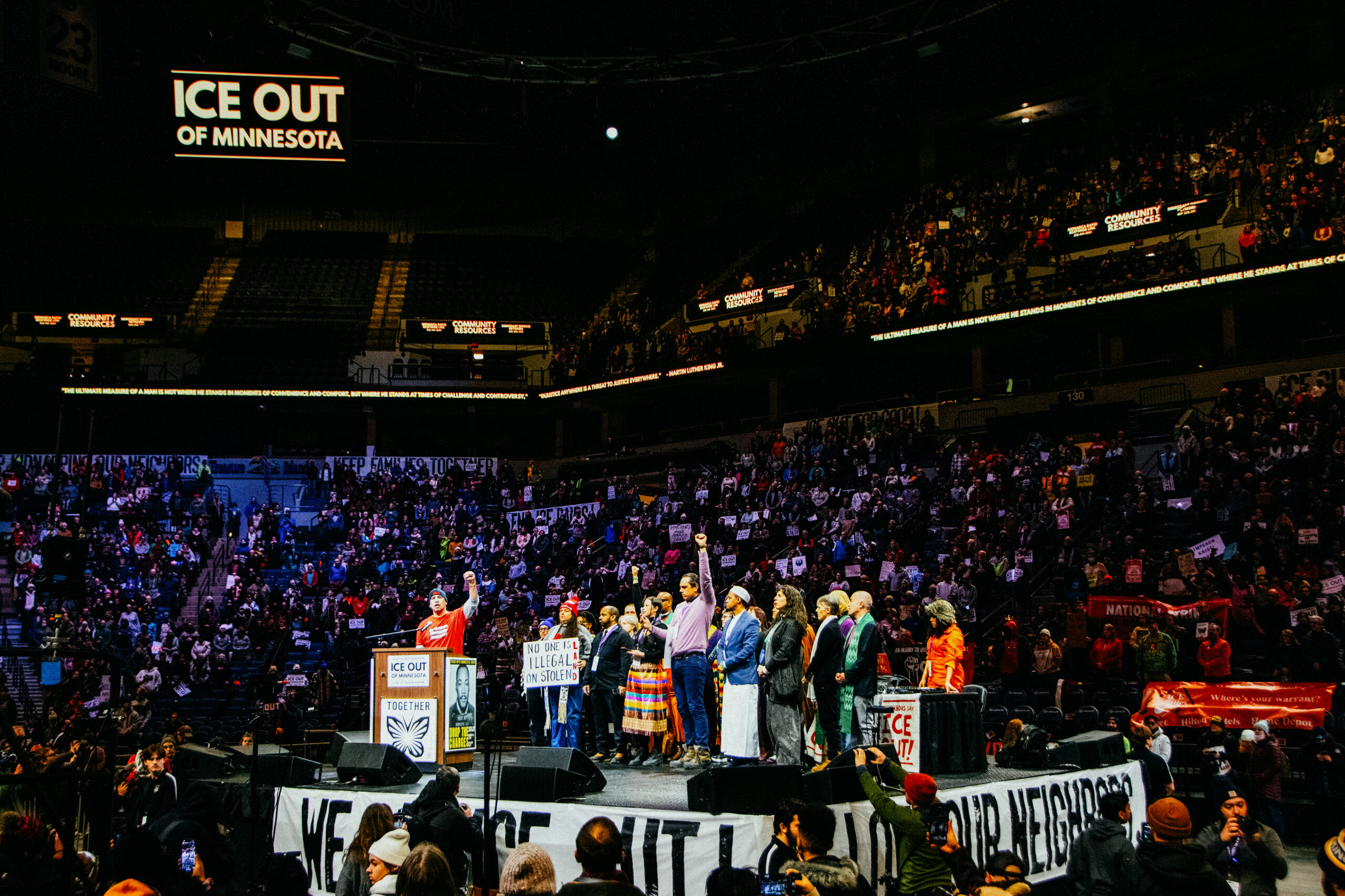 Thousands gathered Jan. 23 for a protest in Minneapolis. — Juan Moya/AW