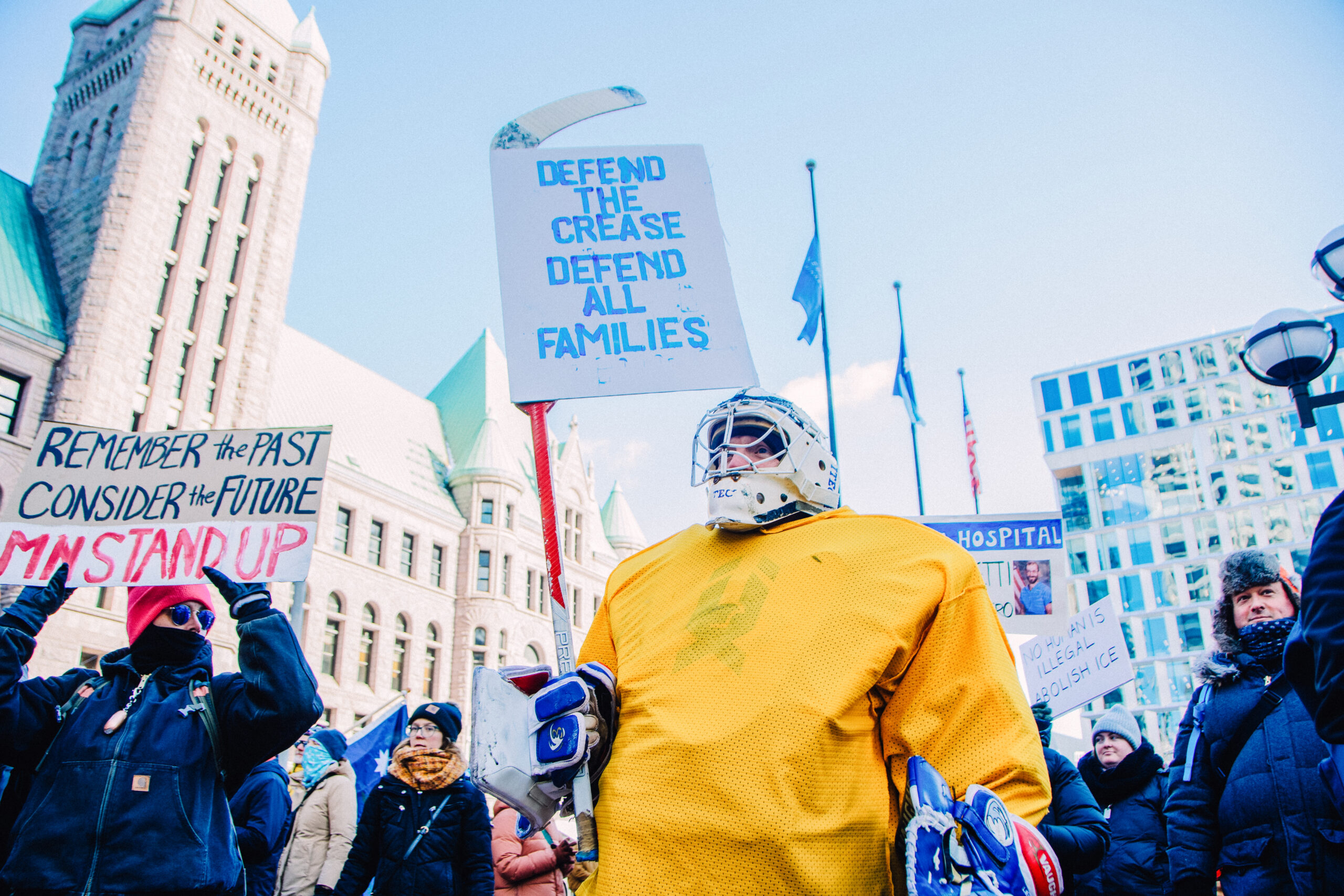 Thousands gathered Jan. 25 for a protest in Minneapolis. — Juan Moya/AW