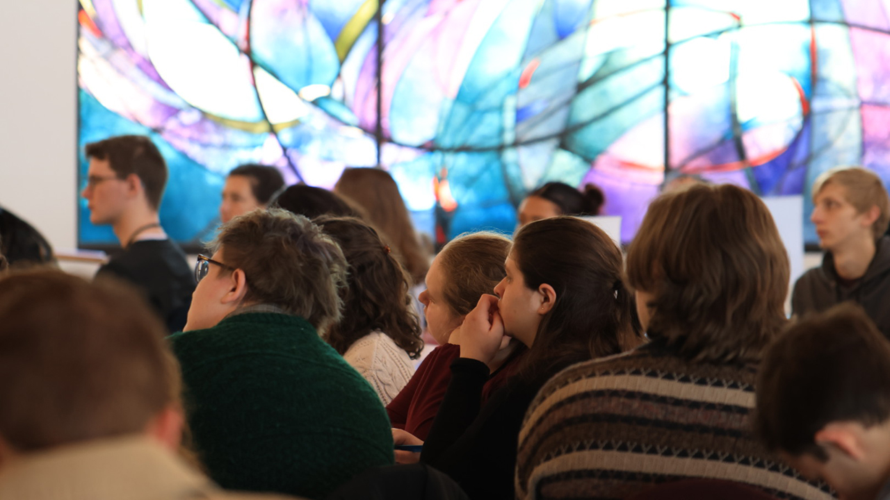 Students planning Intercollegiate Peace Fellowship conference at EMU